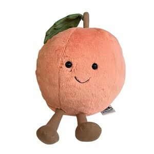 JELLYCAT Medium Amusables Peach Plush Toy Stuffed Animal